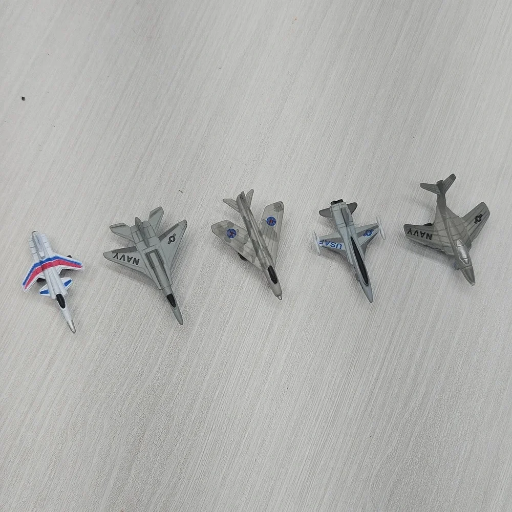 Vintage Lot 15 Micro Machines Fighter Jets War Planes 1980s